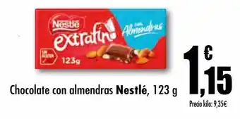 Unide Supermercados Chocolate con almendras nestlé oferta