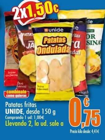Unide Supermercados Patatas fritas unide oferta