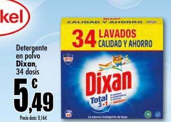 Unide Supermercados Detergente en polvo dixan oferta