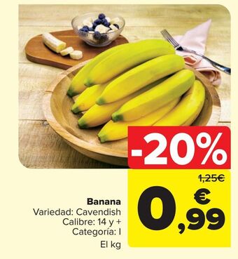 Carrefour Banana oferta
