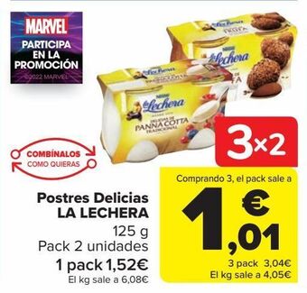 Carrefour Postres delicias la lechera oferta