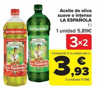 Carrefour Aceite de oliva suave o intenso la española oferta