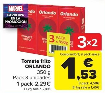 Carrefour Tomate frito orlando oferta
