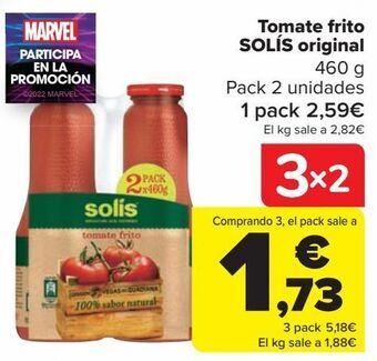 Carrefour Tomate frito solís original oferta