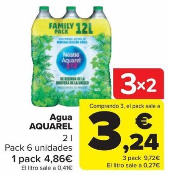 Carrefour Agua aquarel oferta