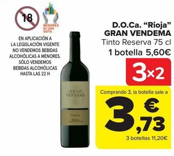 Carrefour D.o.ca. ''rioja'' gran vendema oferta