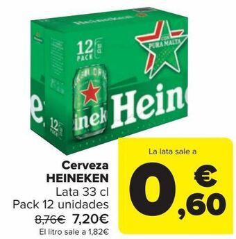 Carrefour Cerveza heineken oferta