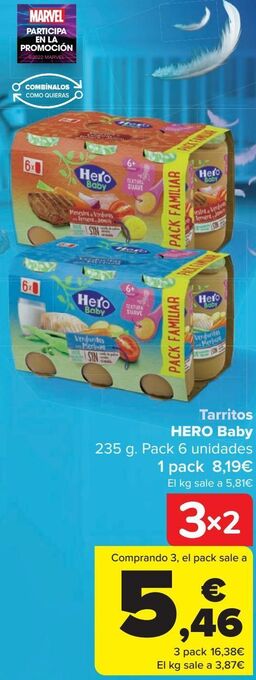 Carrefour Tarritos hero baby oferta