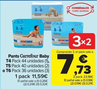 Carrefour Pants carrefour baby t4, t5 o t6 oferta