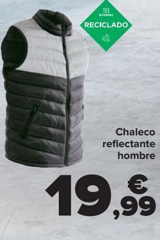 Carrefour Chaleco reflectante hombre oferta