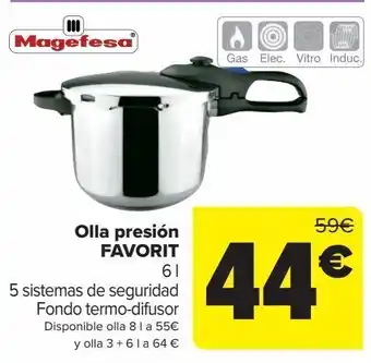 Carrefour Olla presión favorit oferta
