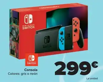 Carrefour Nintendo switch consola oferta