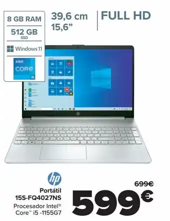 Carrefour Portátil 15s-fq4027nshp oferta