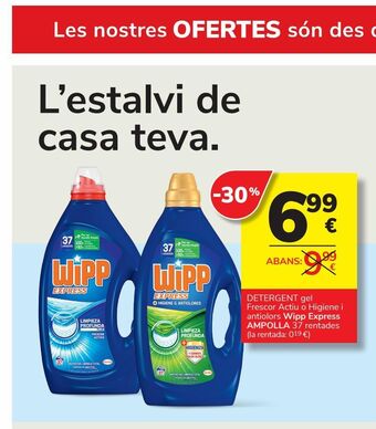 Consum Detergente gel wipp express oferta