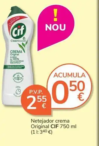 Consum Limpiador crema cif oferta
