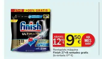 Consum Lavavajillas máquina finish oferta