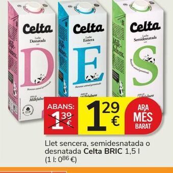 Consum Leche celta oferta