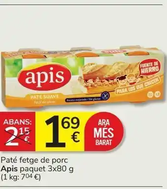 Consum Paté apis oferta