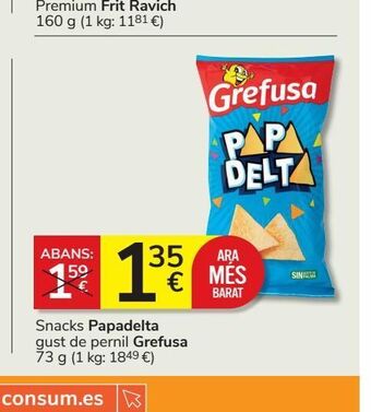 Consum Snacks grefusa oferta