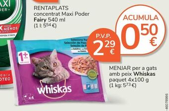 Consum Comida para gatos whiskas oferta