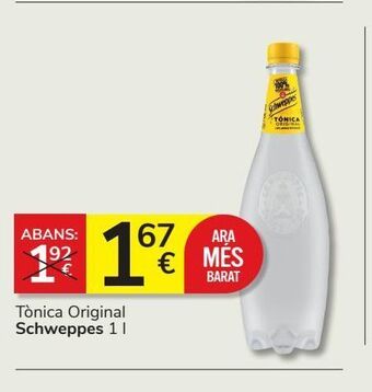 Consum Tónica schweppes oferta
