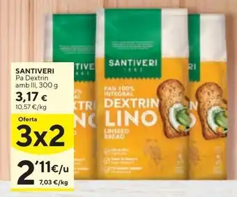 Caprabo Pan santiveri oferta