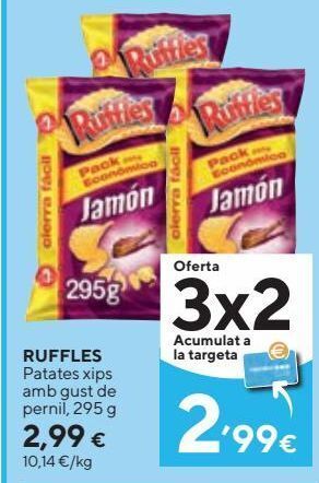 Patatas chips ruffles