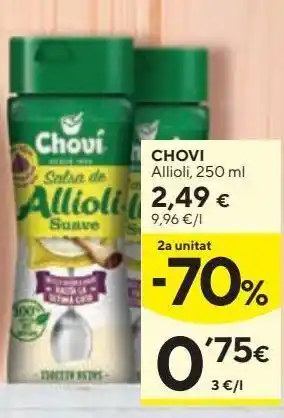 Caprabo Alioli chovi oferta