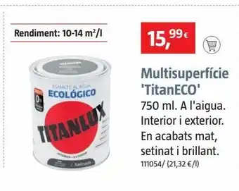 Bauhaus Multisuperficie titaneco oferta