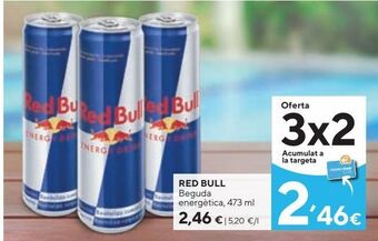 Caprabo Bebida energética red bull oferta
