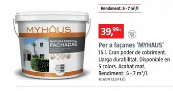 Bauhaus Para fachadas myhaus oferta