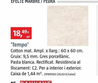 Bauhaus Tempo oferta