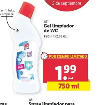 Lidl Gel limpiador de wc oferta