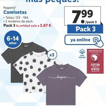 Lidl Camisetas oferta