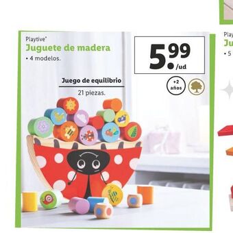 Lidl Juguete de madera oferta