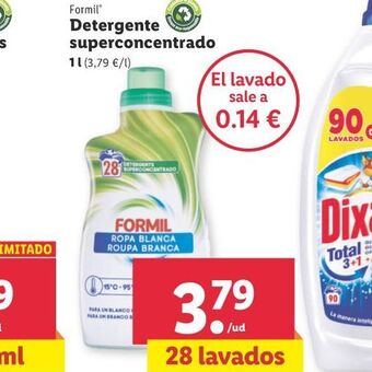 Lidl Detergente superconcentrado oferta