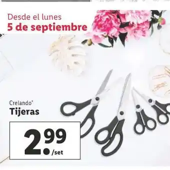 Lidl Tijeras oferta