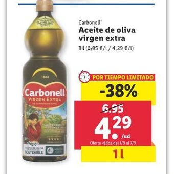 Lidl Aceite de oliva oferta