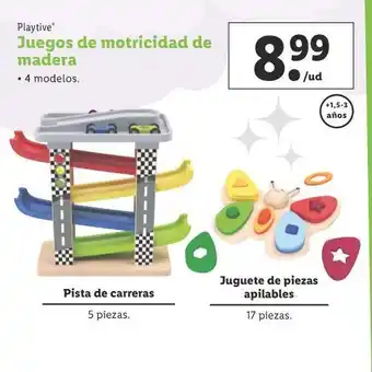 Lidl Juegos de motricidad de madera oferta