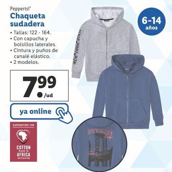 Lidl Chaqueta sudadera oferta