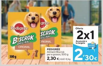 Caprabo Snacks para mascotas pedigree oferta