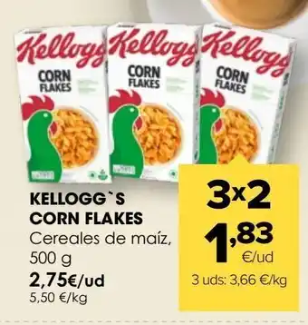 Autoservicios Familia Cereales corn flakes kellogg's oferta