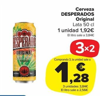 Carrefour Market Cerveza desperados original oferta