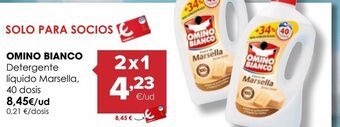 Autoservicios Familia Detergente líquido omino bianco oferta