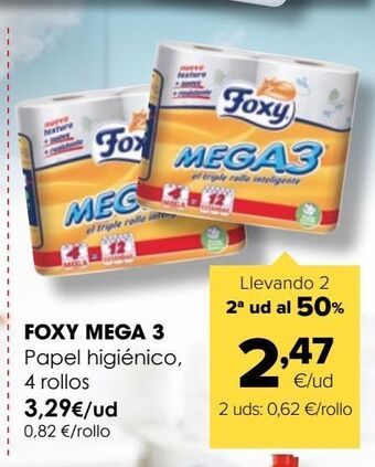Autoservicios Familia Papel higiénico foxy oferta