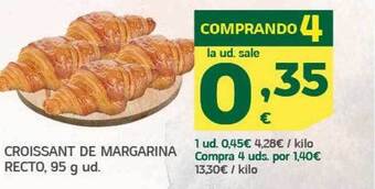 HiperDino Croissant de margarina recto oferta