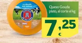 HiperDino Queso gouda plato oferta