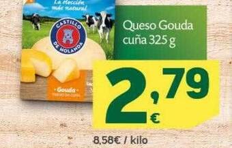 HiperDino Queso gouda oferta