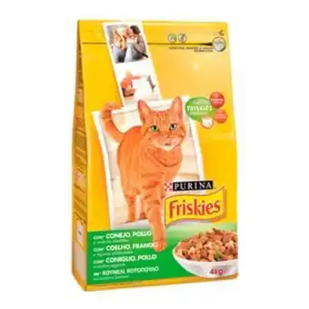 Plenus Supermercados Comida de gato friskies (conejo) bol. 4kg oferta