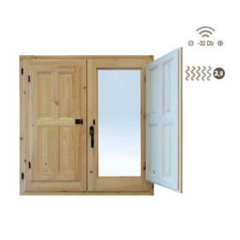Brico Depôt Ventana madera/practicable - 01 oferta